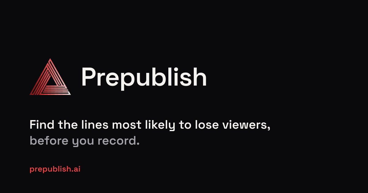 Prepublish social card